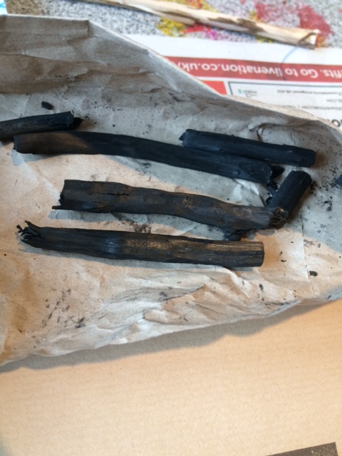 charcoal sticks