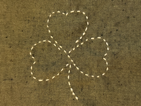 Steph’s Spring Clover Sashiko Pattern